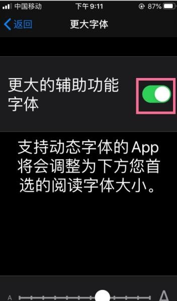 iPhone怎么调整字体大小