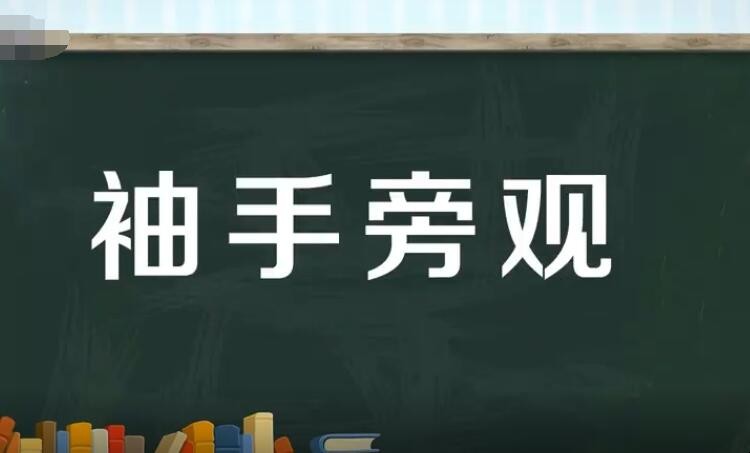 袖手旁观的反义词是什么