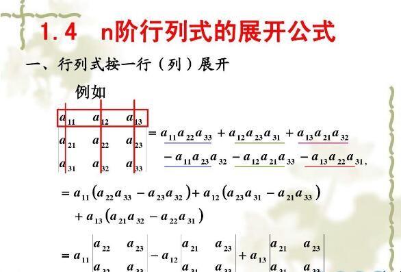 n阶行列式的性质是什么