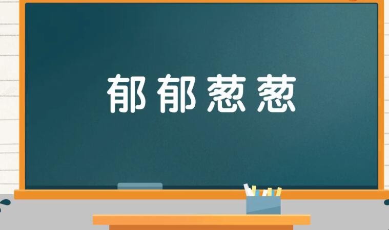 郁郁葱葱怎么造句