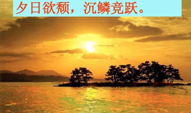 夕日欲颓是什么意思